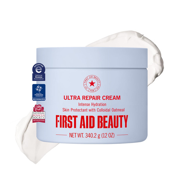First Aid Beauty Ultra Repair Cream, Intense Hydration, 12 oz