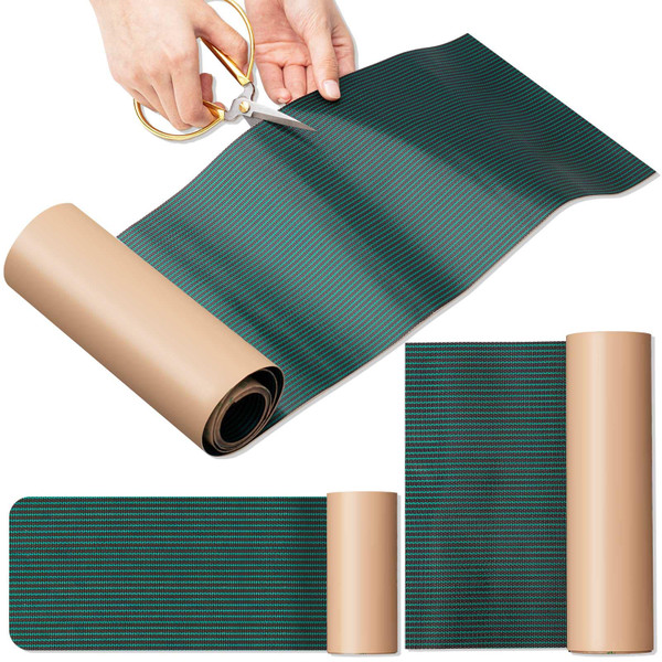 Pushglossy 2 Rolls Pool Cover Patch Kit, 80 x 4 Inch, 80x 8 Inch, Green