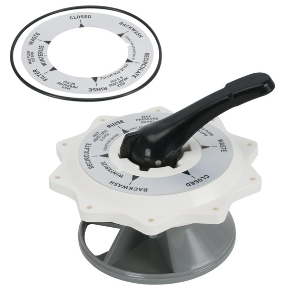 FQRANBO 270067 2 Inch Top Valve Assembly Replacement Kit Replacement for Pentair Hi-Flow Top and Side Mount Pool Spa Multiport Valve 261177 261173 261055