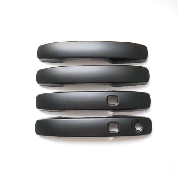 CYAuto Matte Black Exterior Handle Cover Trims for Ford Ranger 2024-2027