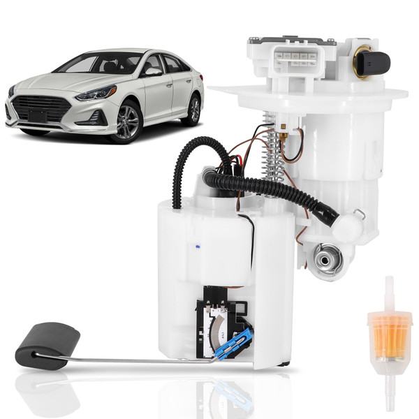 Tektall 31110-D5500 Electric Fuel Pump Assembly for 2015-2019 Hyundai Sonata, for 2016-2020 Kia Optima 1.6L 2.0L 2.4L 3.3L Replacement 31110-C2500 31111-C1100 with Sending Unit