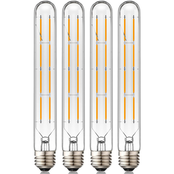 LVYE 8.9 inch E26 LED Tubular Bulbs 8W Dimmable E26 Light Bulb 2700K