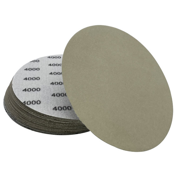 6 Inch 4000 Grit Wet Dry Sandpaper，20 PCS Hook and Loop Sanding Discs