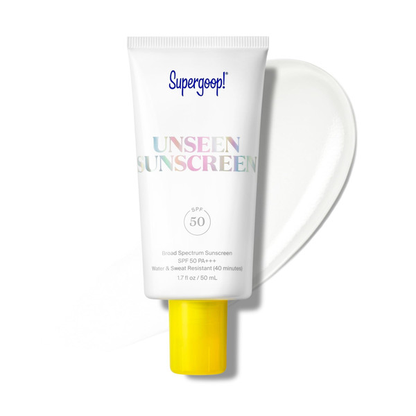 Supergoop! Unseen Sunscreen for Face, SPF 50 Clear & Invisible, 1.7oz