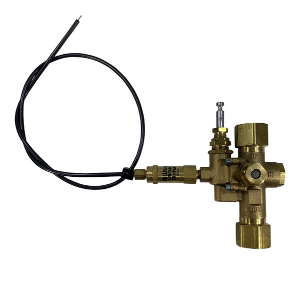 3/4" Female NPT Inlet/Outlet, Unloader Pilot Check Valve, plus Throttle Control Cable for 6.5HP MAX Gas air Compressors (125-150 PSI, 36" Throttle Control Cable & Unloader Valve)