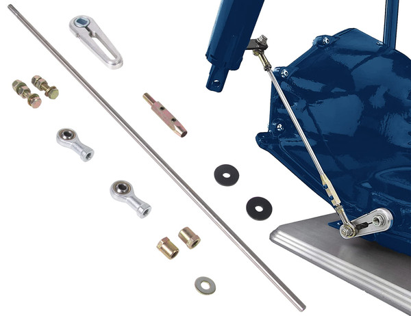 MIKODA Billet Aluminum Shift Transmission Column Linkage Kit Compatible with GM TH200, TH350, TH400, 4L60, 4L60E, 4L80E, TH700R4 1 SET Gear