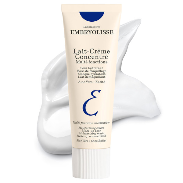 Embryolisse Lait-Crème Concentré Face Moisturizer and Makeup Primer, French Face Cream With Shea Butter & Aloe Vera, 2.54 Fl Oz