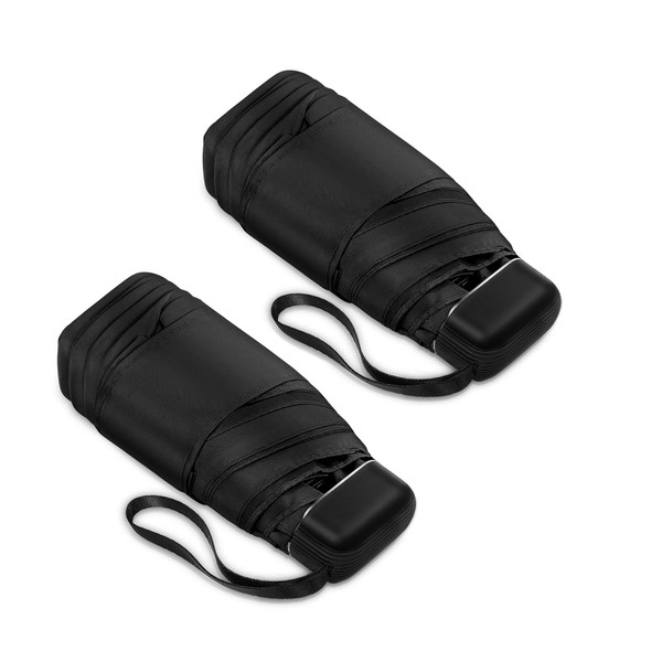 Small Travel Umbrella Collapsible, Nano Waterproof Sturdy for Women Pocket