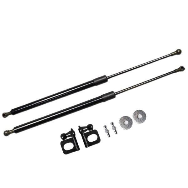 TSUBASA Lift Supports for Toyota Tacoma 1995-2004 N140 N150 N160 N170 N190 Front Hood Bonnet Modify Gas Struts Shock Dampers Spring Rod Bar (2PCS) (Normal Black)
