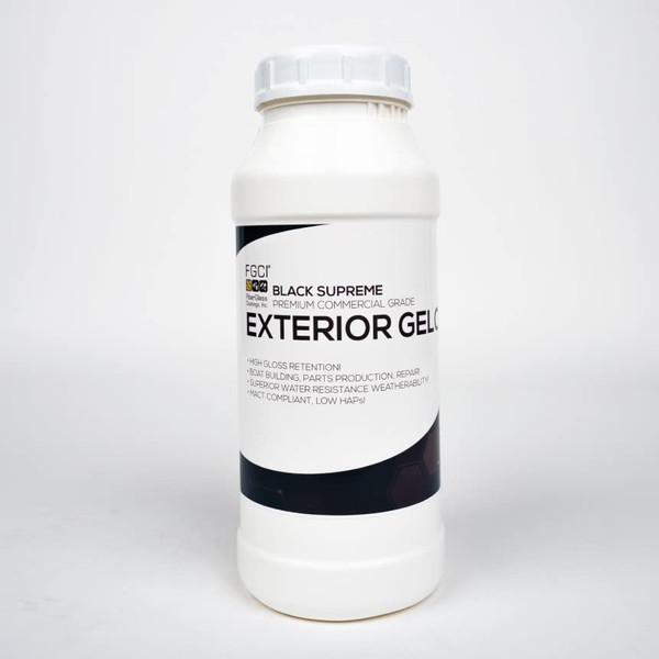 FGCI Marine Gel Coat 1 Quart Black Supreme, Boat Building & Repair