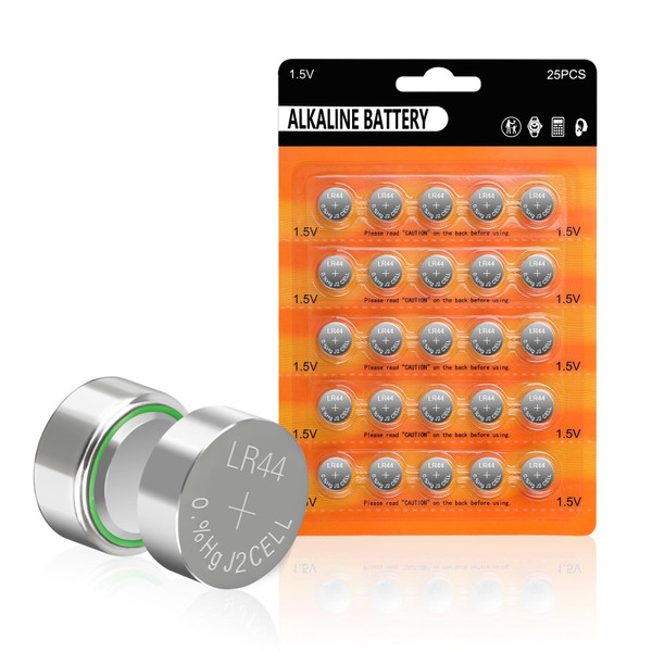 kunying AG13 LR44 Batteries 25-Pack, 1.5V A76 357 L1154F SR44