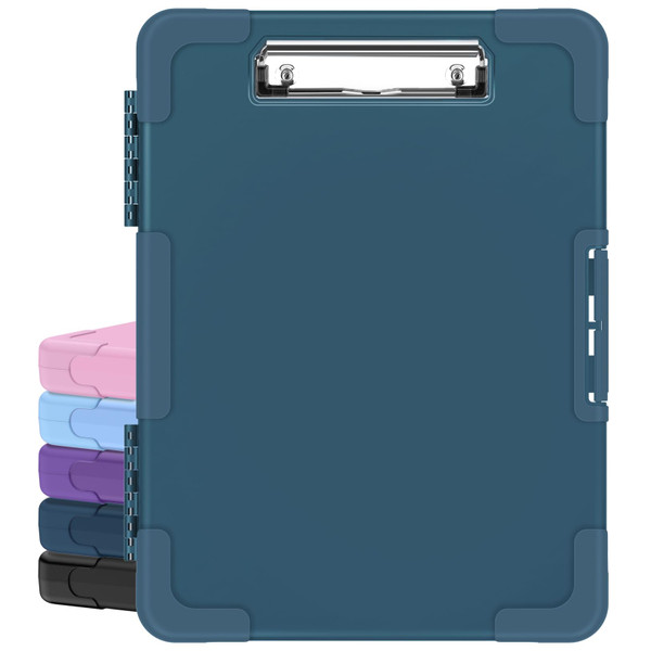 Sooez Toughest Clipboard with Storage, Clip Boards 8.5x11 with Pen Pouch