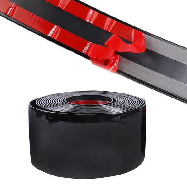 SBWLKJ 16FT Automotive Black Trim Molding 2-3/4"(70mm) Car Side Moldings