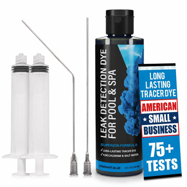 Pool Leak Detection Dye Kit for Inground Above Ground Pools Spa & Hot Tub
