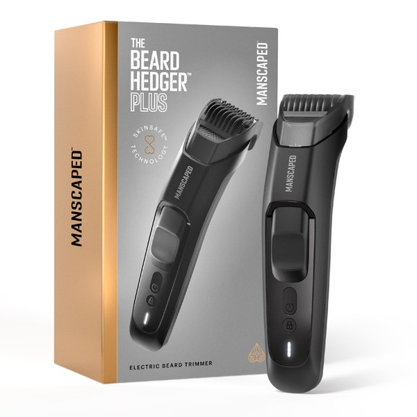MANSCAPED® The Beard Hedger® PLUS Men's Adjustable Beard & Mustache Trimmer