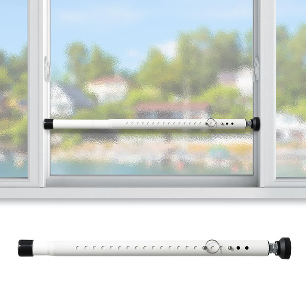 Window Security Bars, 18"-51" Adjustable Window Bars Security Inside, Burglar Bars for Home Safety, Window Stoppers for Up and Down Windows, Sliding Glass Door, Window Jammer Lock Stick Vertical
