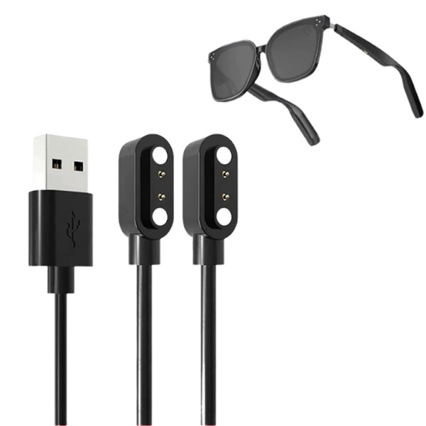 Xininyia Smart Glasses Charger,1 Pack Compatible with SmartGlasses Charging Cable Magnetic USB Cord(Only Fit Charge Point spacing 2.5mm Glasses)