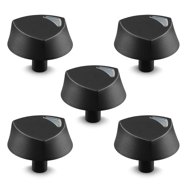 Allstare 72731 700834 Cooktop Knobs Replacement Parts for Dacor Stove Parts PGM365 Dacor Gas Stove Top Knobs Dacor Gas Range Cooktop Parts Burner Control Knobs 5 Pcs