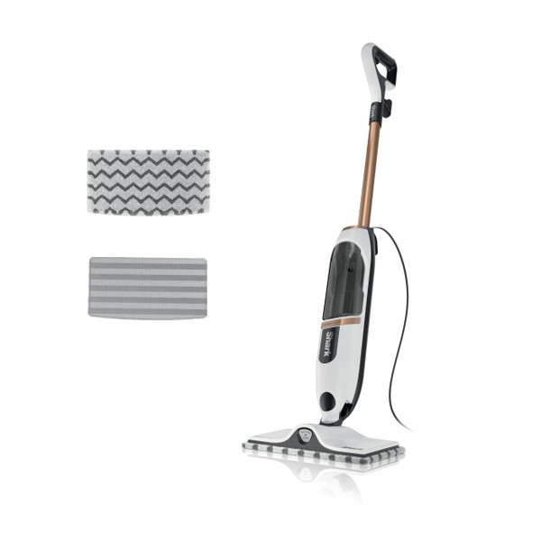 Shark SteamSpot Steam Mop with Steam Blaster Technology, White, S2001