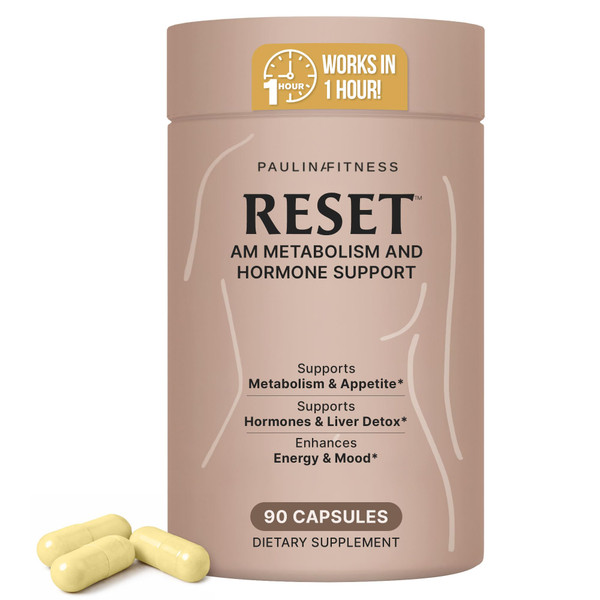 Paulina FITNESS Reset AM Metabolism & Hormone Support - 90 Caps