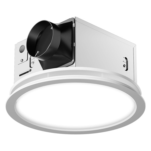 Fitop Bathroom Exhaust Fan with Light, 130 CFM 47W Ceiling Mount Shower Ventilation Exhaust Fan, 1.5 Sones Bathroom Vent Fan with Light, 1100LM LED Light 3000K/4000K/5000K (Gold)