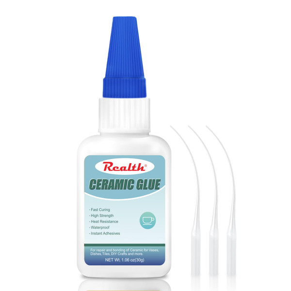 Ceramic Glue Clear 30g, Food Safe Glue for Ceramic Repair