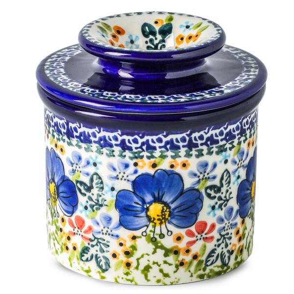 Butter Crock with Lid for Countertop, Ceramic French Butter Keeper