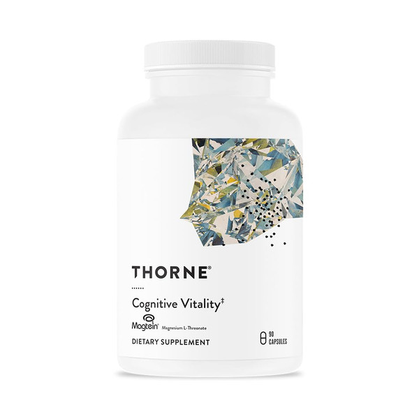 THORNE Cognitive Vitality, Magtein Magnesium L-Threonate, 90 Capsules