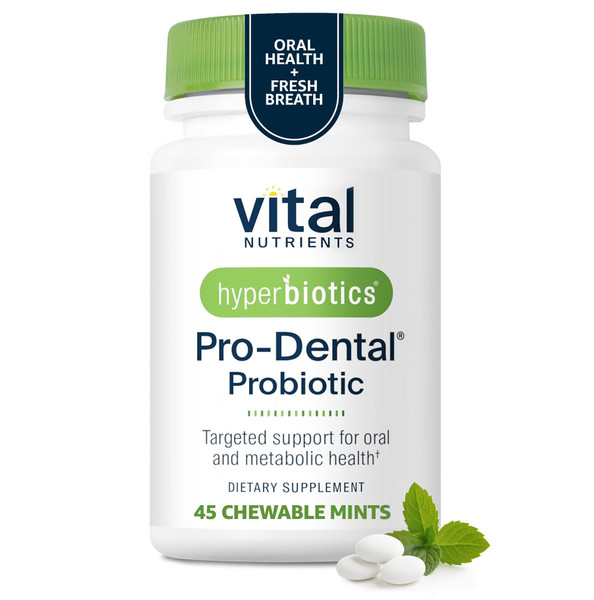 Vital Nutrients Pro Dental Probiotic, 45 Mint Tablets