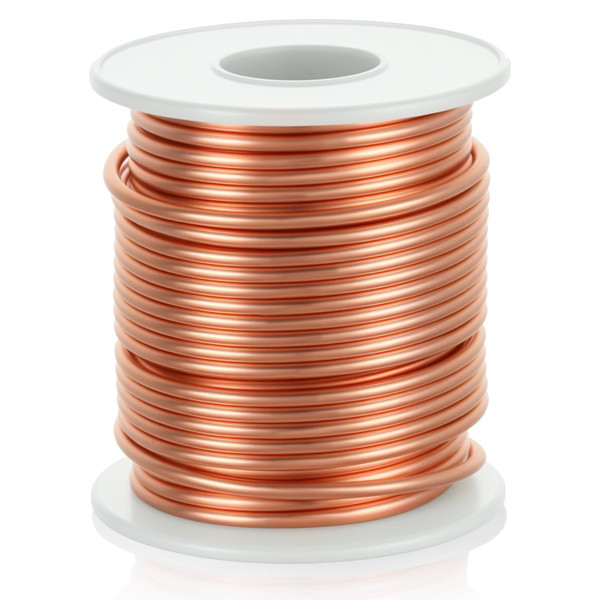 99.9% Pure Copper Wire (12 Gauge, 2MM), 50 Feet Solid Bare Copper Wire