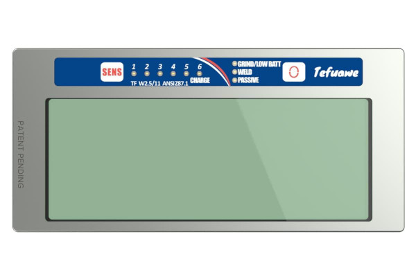Tefuawe Hand Series 2x4 1/4 Digital Auto Darkening Welding Lens, Low Amps 2A Tig, Shade 11, for Sugar Scoop and Pipeline Welding Hood