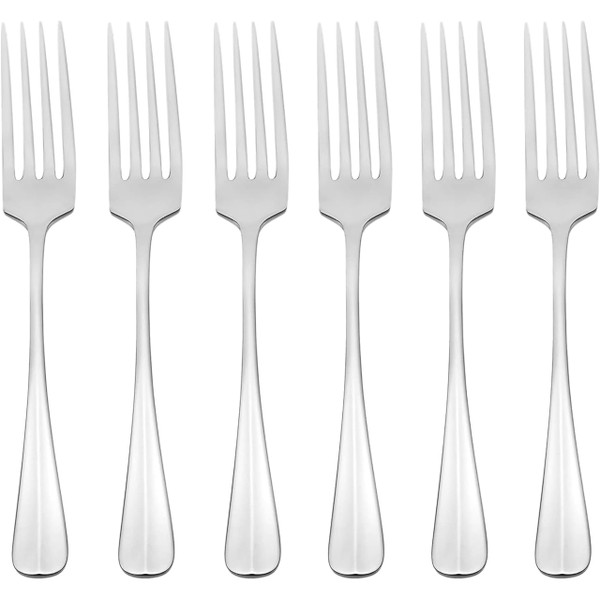 Oneida Savor Dinner Forks Silverware Set for 6, Flatware