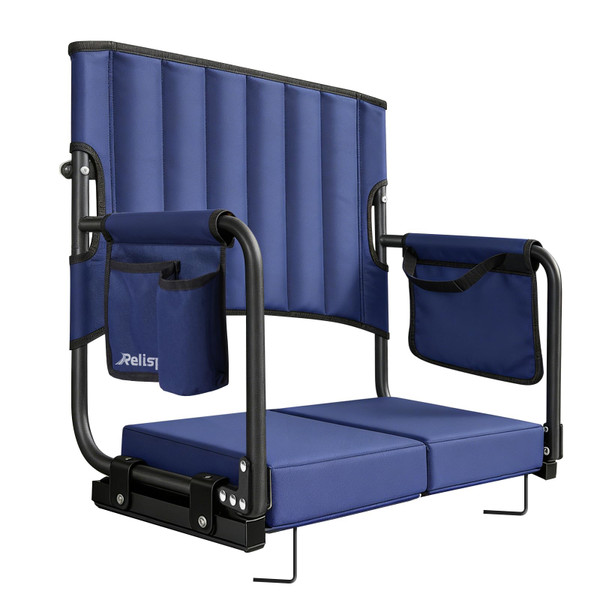 Stadium Seats with Back Support, 500 lbs Heavy Duty for Big Users