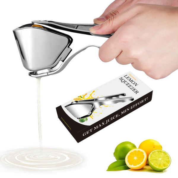 Lemon Squeezer Stainless Steel, Heavy - duty Lime Squeezer, Citrus Squeezer