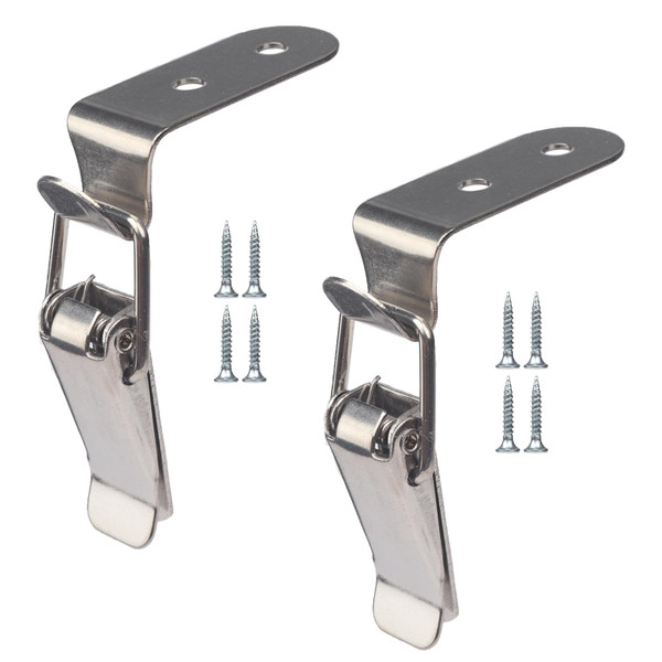 Stainless Steel 90 Degree Toggle Latch – Heavy Duty Tool Box Latch, Hood Locks, Cabinet & Trunk Hardware, 2PCS (2.28" x 2.75" x 0.96")