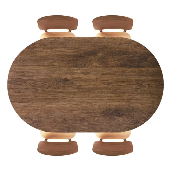 Oval Fitted Table Cloth, Dark Brown Texture Wood, 42"x60"