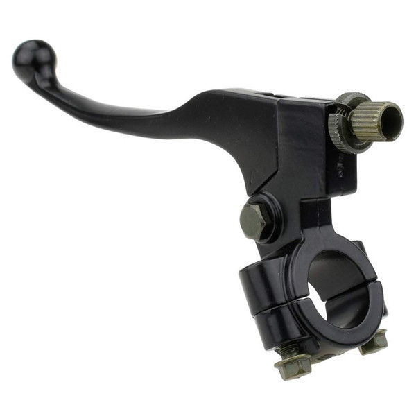 HIAORS 7/8" Universal Motorcycle Black Left Clutch Brake Handle Lever Perch for CRF XR 80 100 CRF80 XR200 SSR 125cc Coolster Roketa Baja X-Treme Pit Dirt Motor Bike Motocross Parts