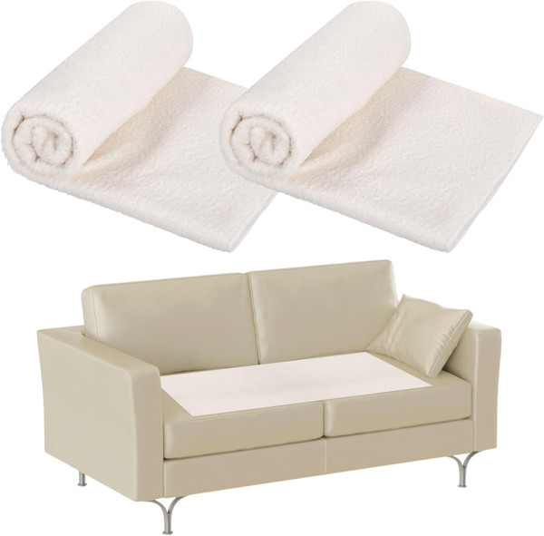 2 Pack Medical Sheepskin Pad 30" x 60" Synthetic Lambskin Bed and Furniture Pad to Prevent Sores and Skin Irritation Medical Sheepskin Pelt Protectors for Home Mobility Use