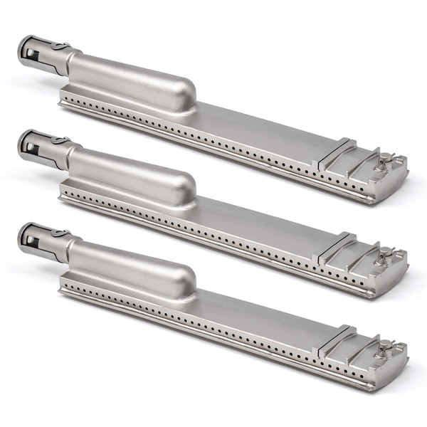 Adviace Grill Parts for Jenn-Air 720-0061-LP 720-0163 720-0099-NG 720-0100-NG 720-0171, 3 Pack 304 Stainless Steel Grill Burners for Jennair Jenn Air 720-0061 Gas Grill Models