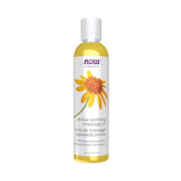 NOW Solutions, Arnica Soothing Massage Oil, Comforting Blend, 8 fl. oz