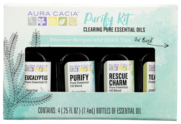 Aura Cacia Purify Essential Oil Kit