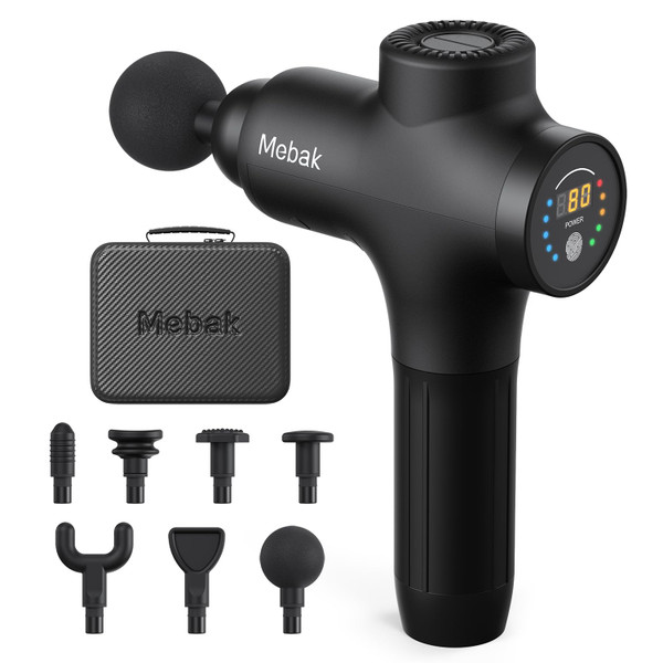 Mebak 3 Massage Gun Deep Tissue, Muscle Massager for Athletes Pain Relief