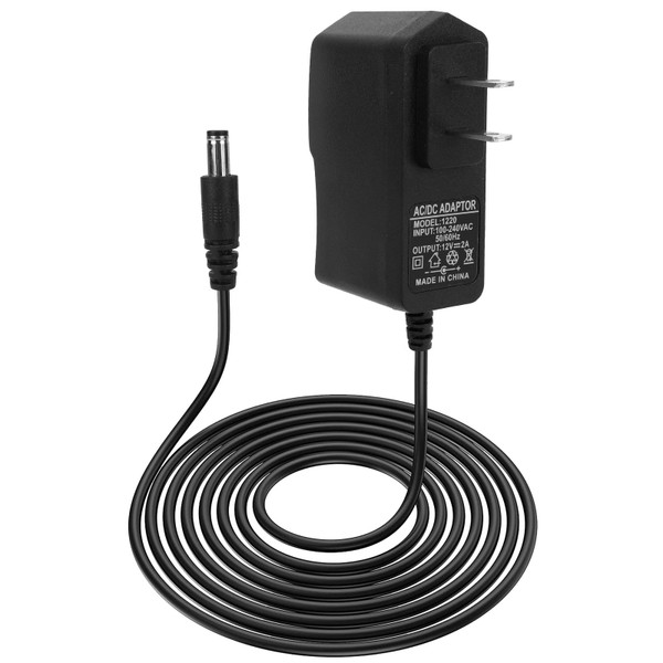 12V Shiatsu Back and Neck Massager Power Cord 2A DC Power Cord Charger