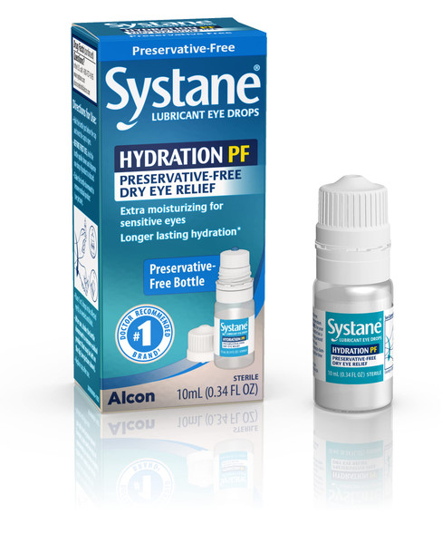 Systane Hydration Lubricating & Hydrating Eye Drops, 0.34 fl oz, Pack of 1