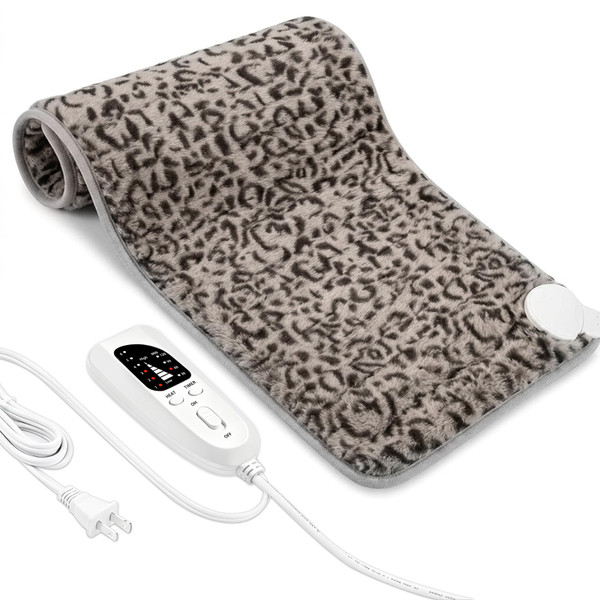 Electric Heating Pad with 6 Heat Settings, Auto Shut Off, Dry Electric Heating for Back Neck Knee Arms Legs Shoulder Heat Pads for Christmas Birthday Father Mother's Day, 24"x12"