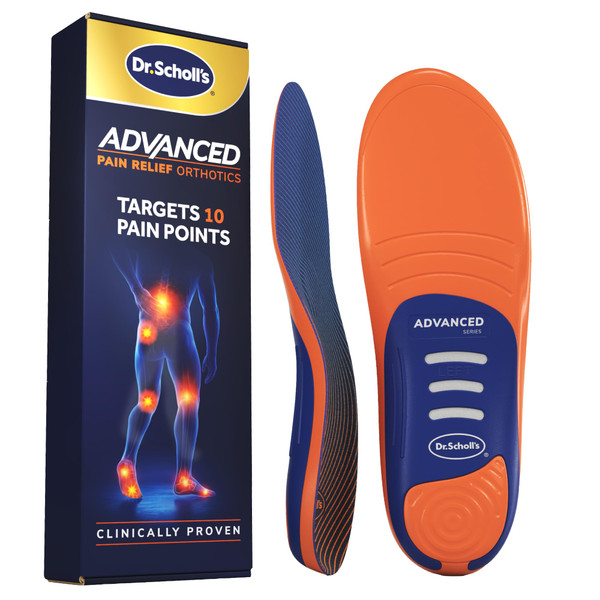 Dr. Scholl's Plantar Fasciitis Insoles for Shoes, Men & Women, Arch Support