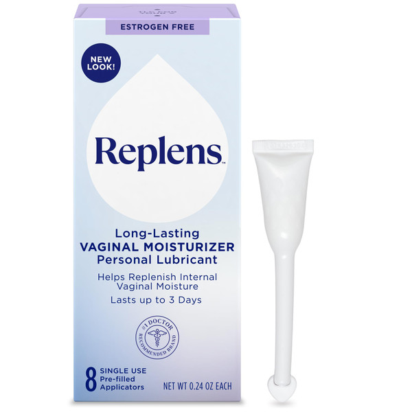 Replens Long-Lasting Feminine Moisturizer, 8 Count
