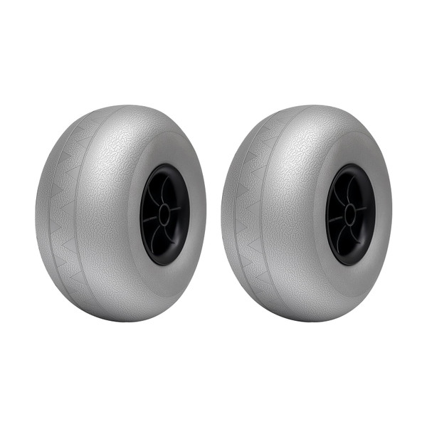 Yykniey Beach Balloon Wheels, 10 Inch Inflatable Sand Tires 2-Pack with 88LBS Load Capacity & 5 PSI Low Pressure Design, Heavy Duty PVC Cart Wheels for Beach Carts Kayak Carts Wheelchairs - 2 Pack