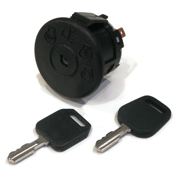 Ignition Switch with Keys for John Deere S100-S240, 102, 105, 115, 135, 145, 92H (OEM 100404 + 100416)