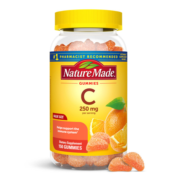 Nature Made Vitamin C Gummies 250mg per Serving, 150 Count